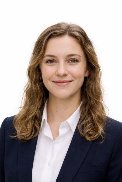 AI-generated formal headshot style example