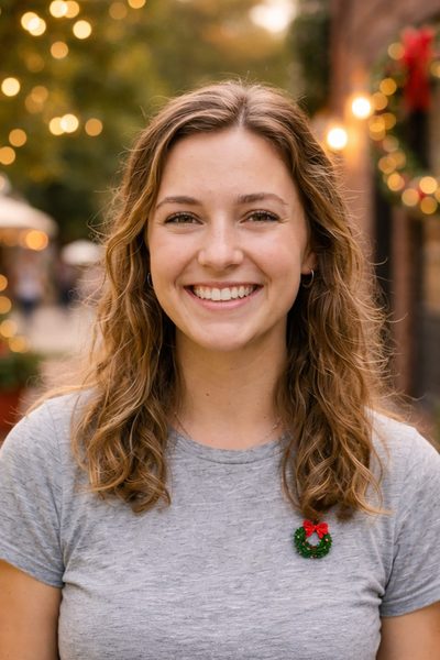 AI-generated holiday festive style example